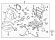 Toyota Tacoma Seat Cover Diagram - 71073-04650-E4