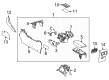 2023 Toyota Venza Center Console Base Diagram - 58810-48620-C0