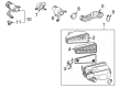 Toyota Air Duct Diagram - 17971-31020