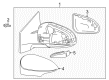 2015 Toyota Corolla Mirror Cover Diagram - 87915-02410-A0