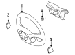 1991 Toyota MR2 Steering Column Cover Diagram - 45187-17010-01