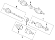 Scion iQ CV Boot Diagram - 04427-74041