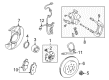 2004 Toyota MR2 Spyder Brake Pad Set Diagram - 04466-17100