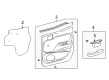 2003 Toyota Tacoma Weather Strip Diagram - 68173-35030