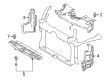 Toyota C-HR Radiator Support Diagram - 16593-0T230