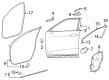 2022 Toyota Venza Door Seal Diagram - 67871-48100