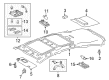 Toyota Prius V Dome Light Diagram - 81260-47240-B0