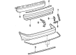 1988 Toyota Corolla Bumper Diagram - 52159-02010-D3