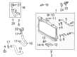 2012 Toyota Highlander Radiator Hose Diagram - 16571-0V040