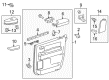 2021 Toyota Tundra Armrest Diagram - 74250-0C110-C0