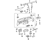 1998 Toyota Tercel Cup Holder Diagram - 55604-16050-E0