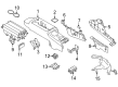 2023 Toyota GR86 Center Console Base Diagram - SU003-09693