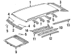 Toyota 4Runner Weather Strip Diagram - 62381-89101