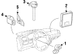 1997 Toyota Paseo Engine Control Module Diagram - 89661-16540