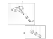 2021 Toyota Sienna TPMS Sensor Diagram - 42607-0E030