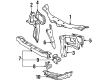 1995 Toyota Paseo Radiator Support Diagram - 53211-16110