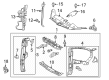 2016 Toyota Highlander Radiator Support Diagram - 53201-0E904