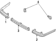 1988 Toyota Corolla Grille Diagram - 53111-12840