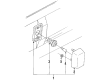 1991 Toyota Corolla Light Socket Diagram - 81275-12390