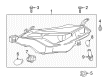 2019 Toyota Corolla Headlight Diagram - 81110-02M70