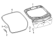 Toyota Prius Prime Door Seal Diagram - 67881-47071