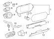 2023 Toyota bZ4X Blower Control Switches Diagram - 55900-42830