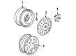 1994 Toyota MR2 Wheel Cover Diagram - 42603-17050