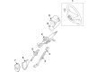 2018 Toyota Tacoma Steering Column Diagram - 45250-04230