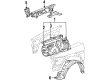 Toyota Tercel Wheelhouse Diagram - 53875-16030