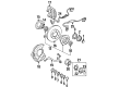 1992 Toyota Pickup Wheel Bearing Dust Cap Diagram - 43423-35010