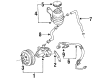 1994 Toyota Previa Power Steering Hose Diagram - 44412-28160