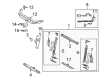 2009 Toyota RAV4 Front Cross-Member Diagram - 57104-0R011