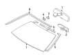 2000 Toyota Celica Windshield Diagram - 56101-20040