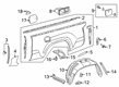 2019 Toyota Tacoma Fuel Door Diagram - 77305-04090