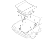 Toyota Cressida Hood Diagram - 53301-22250