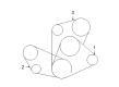 2004 Toyota Tacoma Drive Belt Diagram - 90080-91125-83