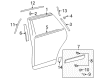 2014 Toyota Venza Door Moldings Diagram - 75721-0T010