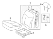 2002 Toyota Echo Seat Cushion Diagram - 71518-52610-B0