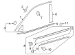 Toyota Grand Highlander Door Moldings Diagram - 75071-0E200