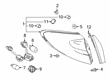 Toyota C-HR Tail Light Diagram - 81561-10401