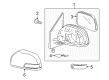 Toyota Mirror Cover Diagram - 87915-42090