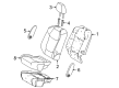 2023 Toyota Sienna Seat Cushion Diagram - 71652-08080