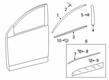 2022 Toyota RAV4 Door Moldings Diagram - 75756-0R030