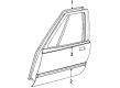 1984 Toyota Tercel Door Moldings Diagram - 75731-16310-01