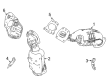 2021 Toyota Highlander Catalytic Converter Diagram - 17150-0P430