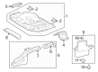 2019 Toyota Corolla Front Cross-Member Diagram - 57611-47904