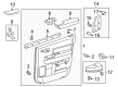 2021 Toyota Tundra Armrest Diagram - 74250-0C120-C0