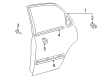 2000 Toyota Camry Door Moldings Diagram - 75730-33040