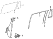 Toyota Highlander Window Run Diagram - 68142-0E080