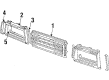 1986 Toyota Camry Emblem Diagram - 75311-32070